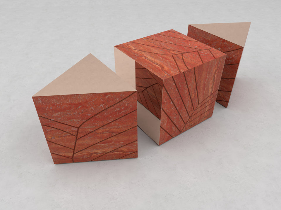 FOGLIE TRAVERTINE RED T60, T60, T60