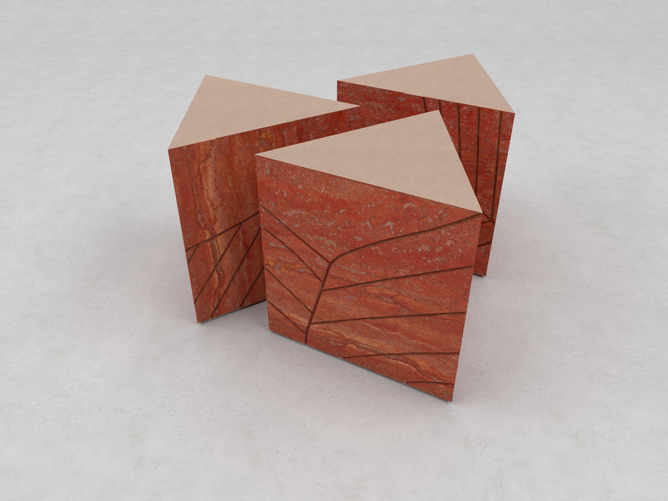 FOGLIE TRAVERTINE RED T60, T60, T60