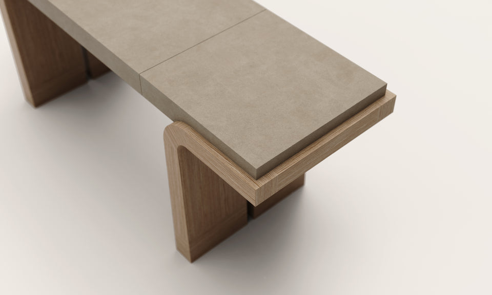 THALIE DESK IN ALCANTARA