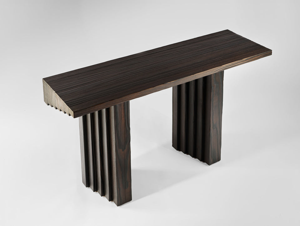 ATER BURNED YELLOWPINE CONSOLE