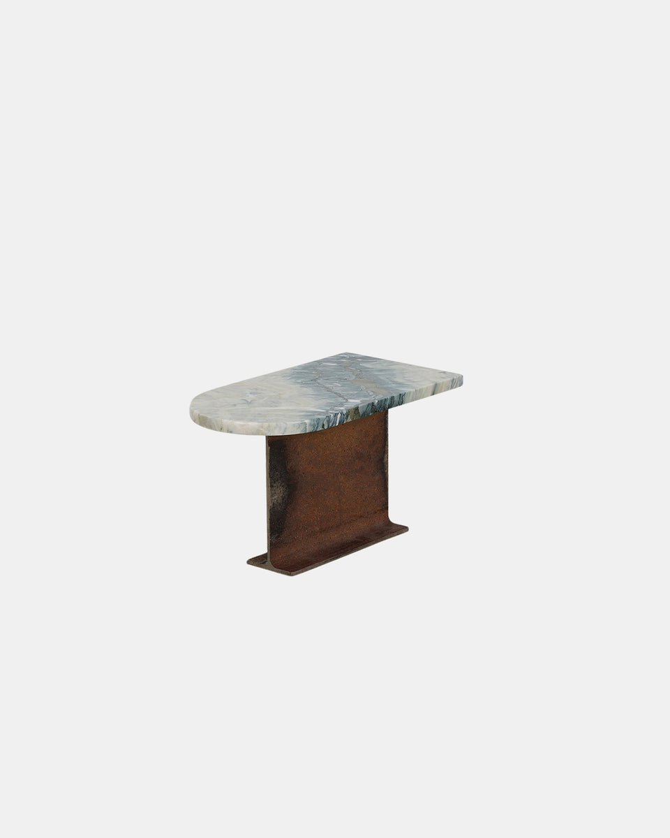 RISO BEIGE MARBLE SIDE TABLE