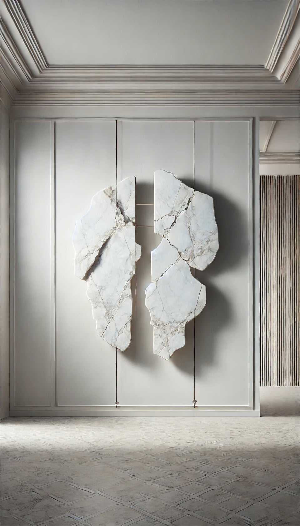 SUSPENDED ECHOES WALL INSTALLATION