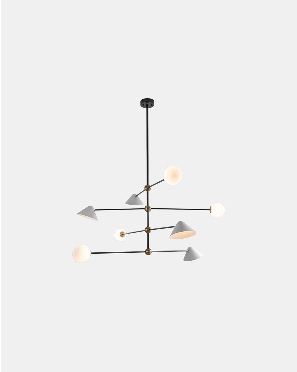 BALL AND SHADE PENDANT LIGHT