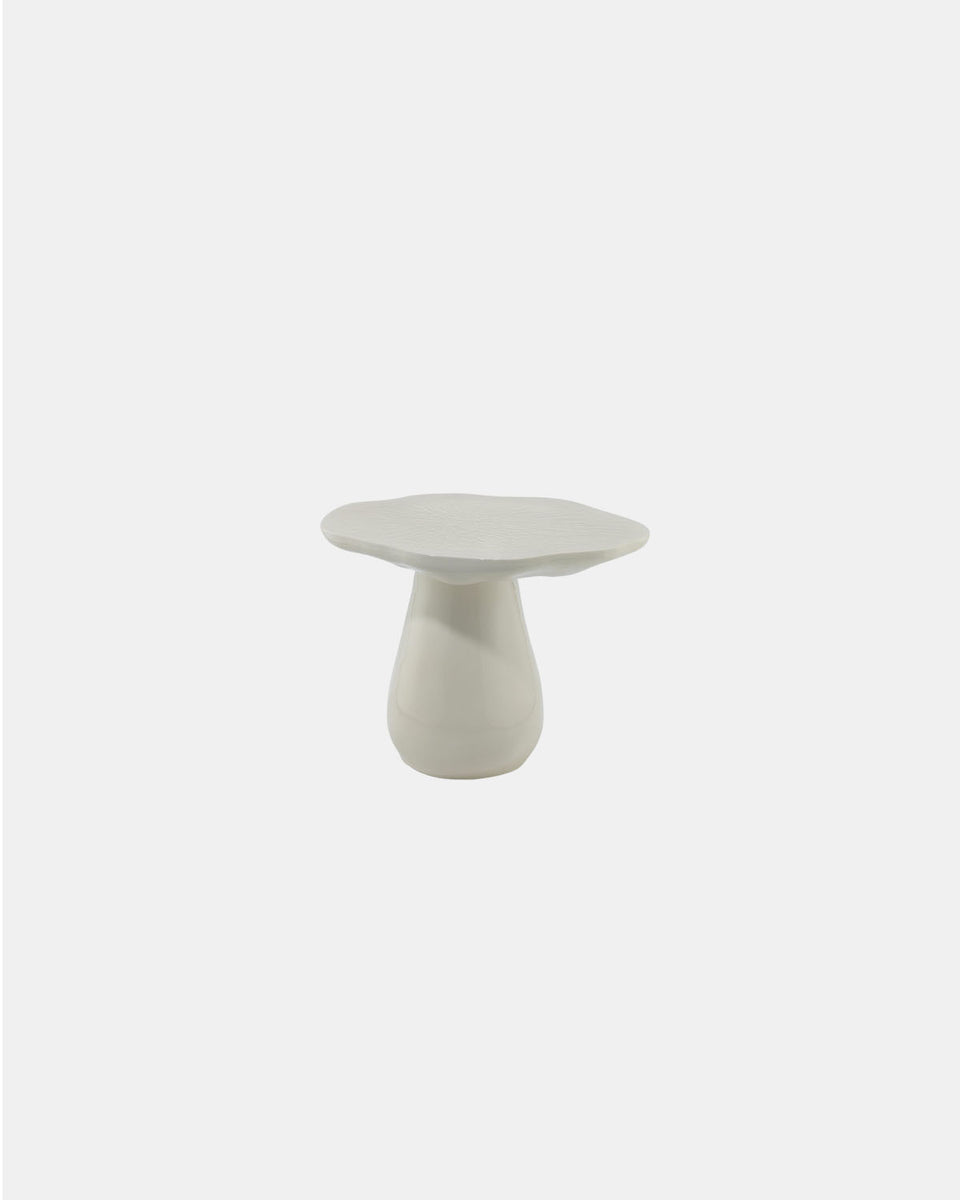 CERAMIC WHITE MUSHROOM SMALL