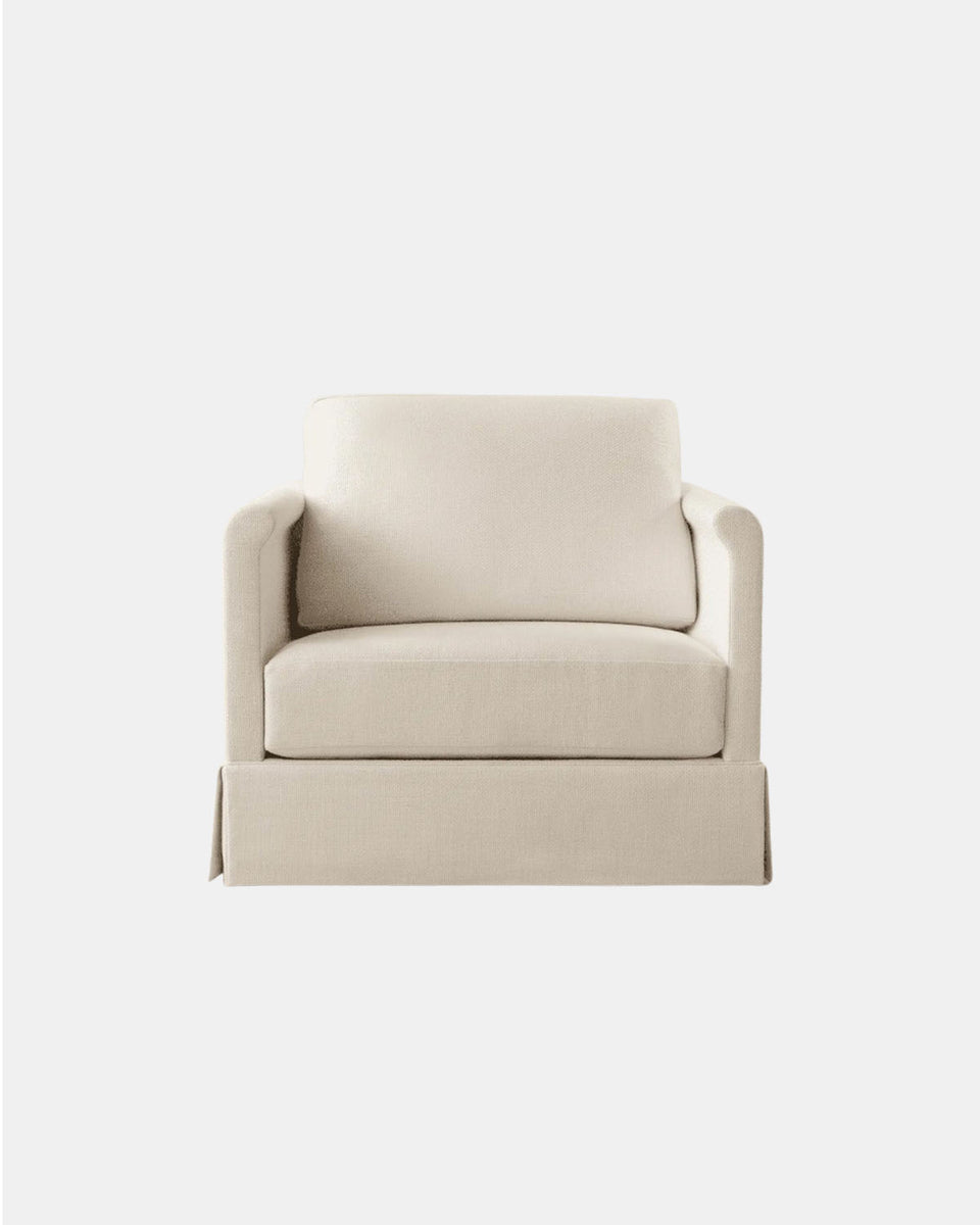 GABRIELLE SKIRTED LOUNGE CHAIR