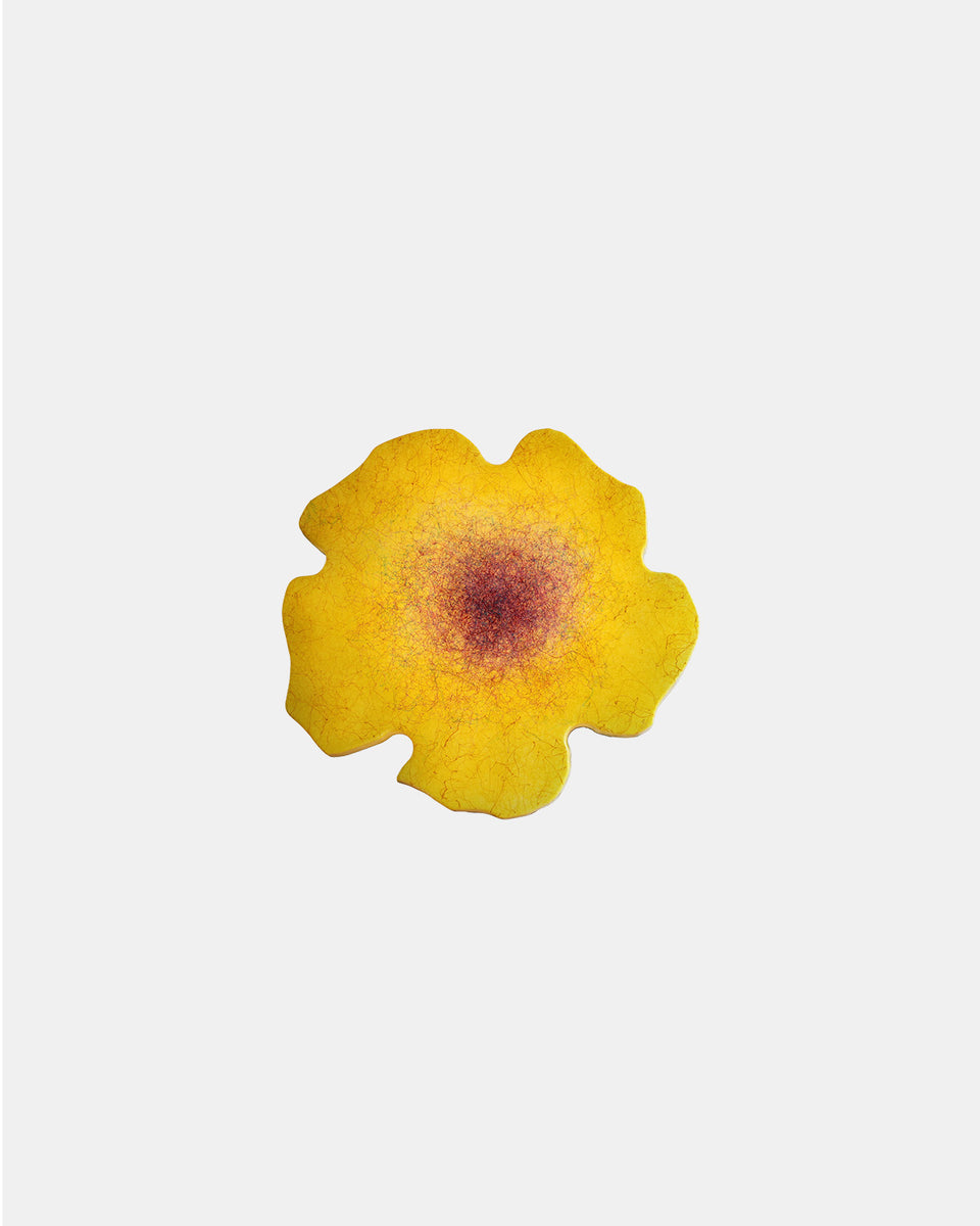 ILLUMINATED YELLOW FORGET ME NOT SCONCE
