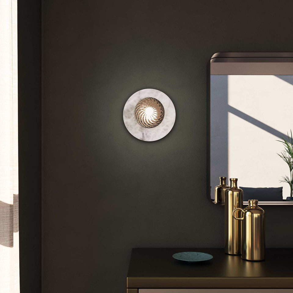 AFRODITE CHAMPAGNE WALL LAMP