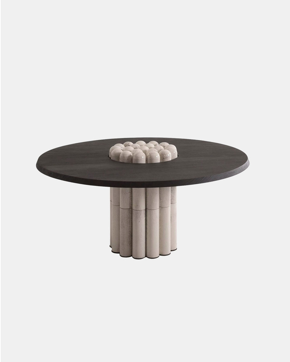 RAKU-YAKI ROUND DINING TABLE