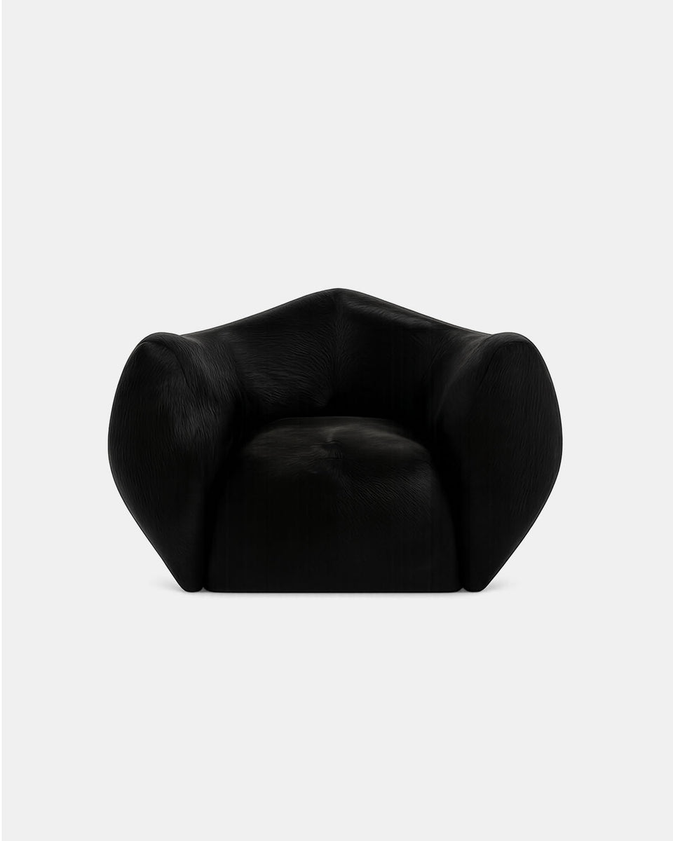 CRISTOS COWHIDE ARMCHAIR