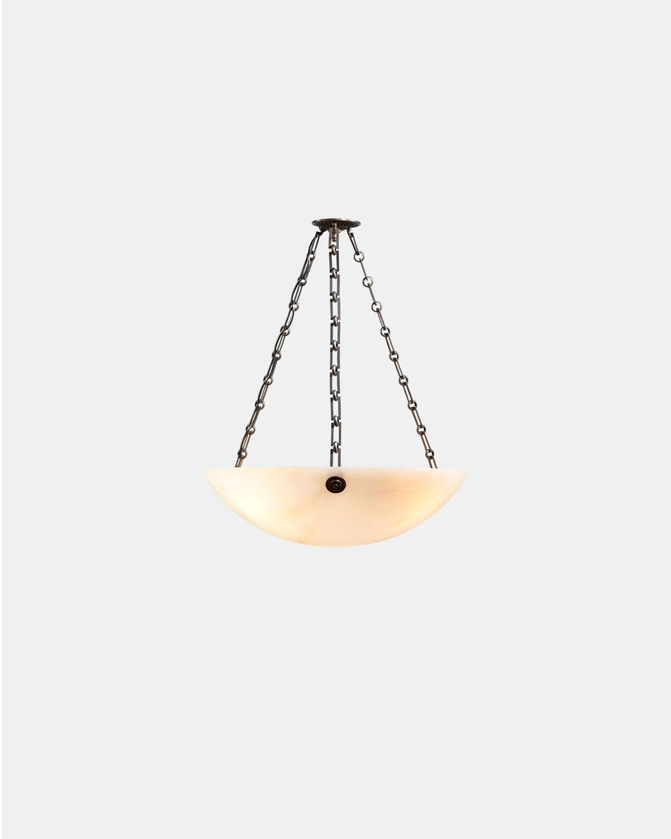 WITLEY ALABASTER BOWL LIGHT