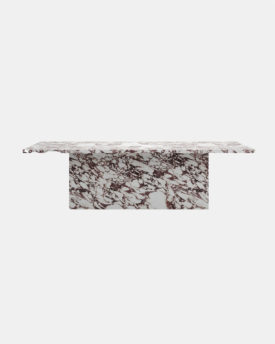 ZAHARA DINING TABLE IN VIOLA MARBLE