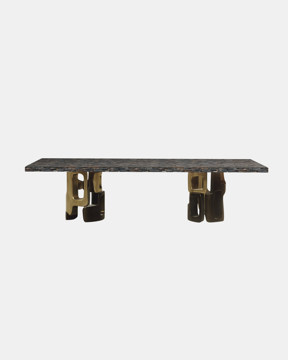 APOLI I TIGER EYE DINING TABLE