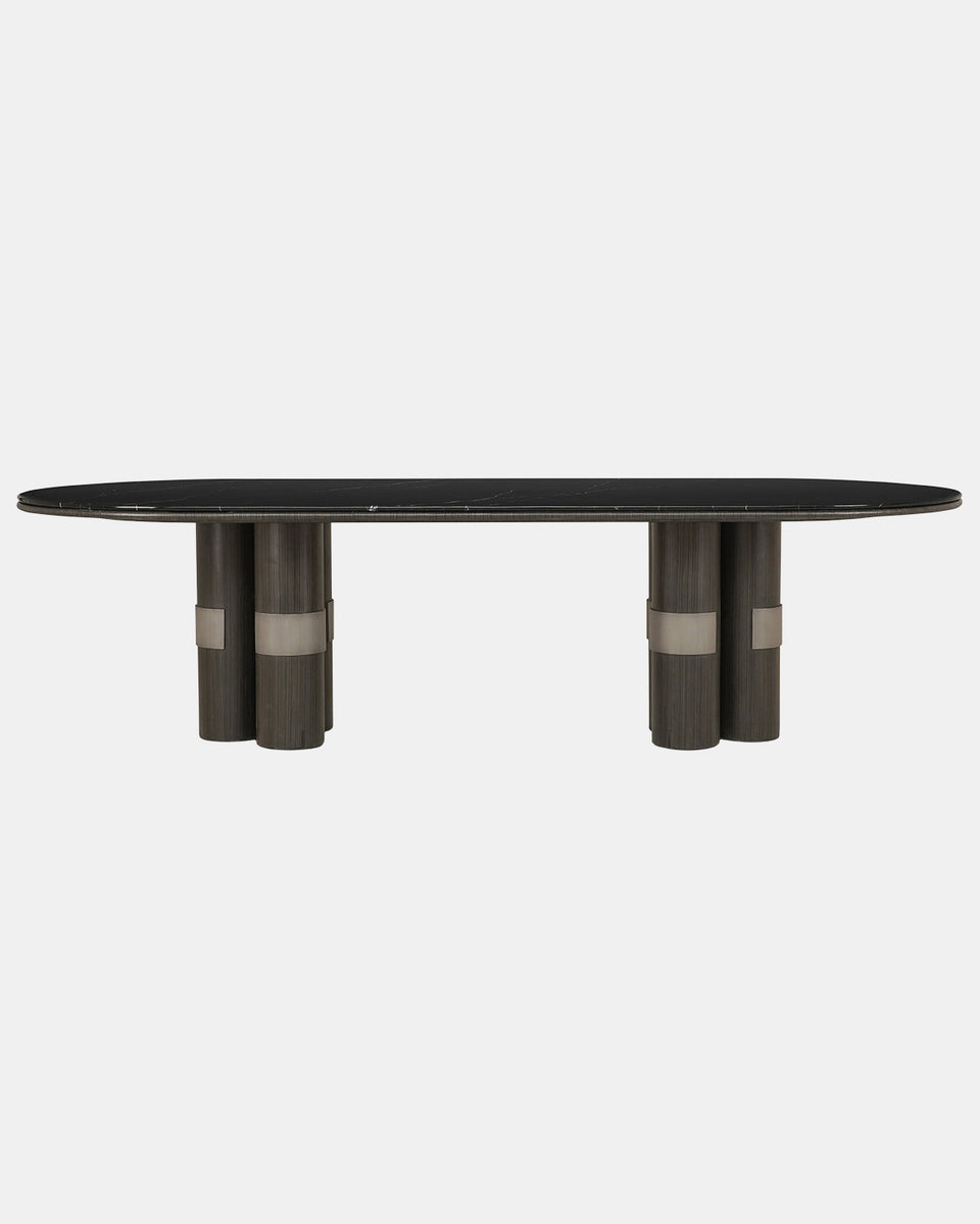 OSIRIS OVAL END DINING TABLE