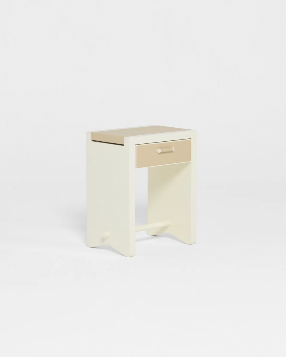 DEHLOS LACQUER BEDSIDE TABLE