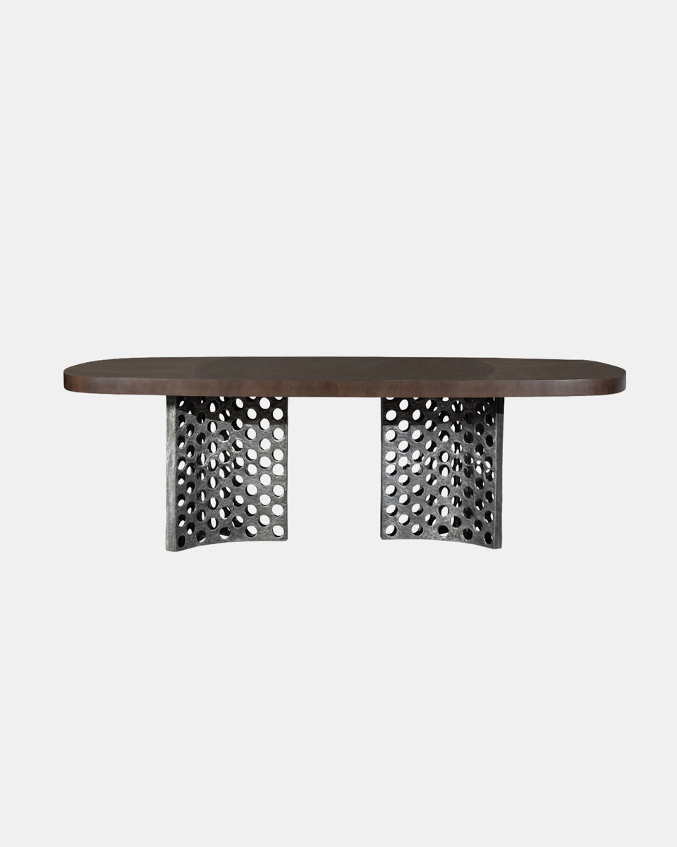 HELIKA TONNEAU DINING TABLE