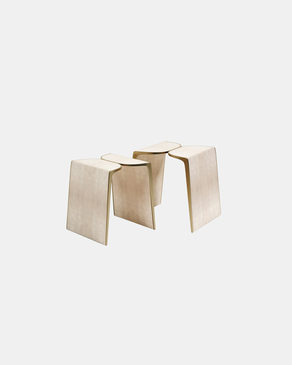 KISS SHAGREEN NESTING TABLES