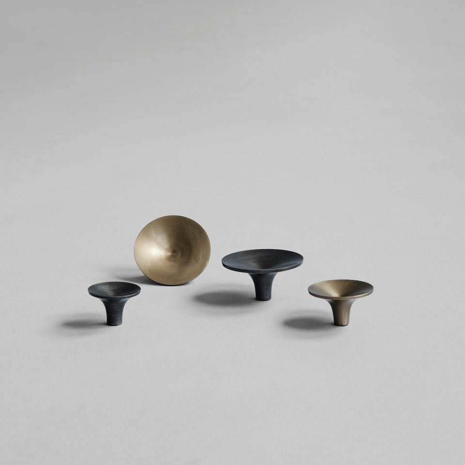 SET OF 2 HIHAT KNOBS MAXI IN BRONZE