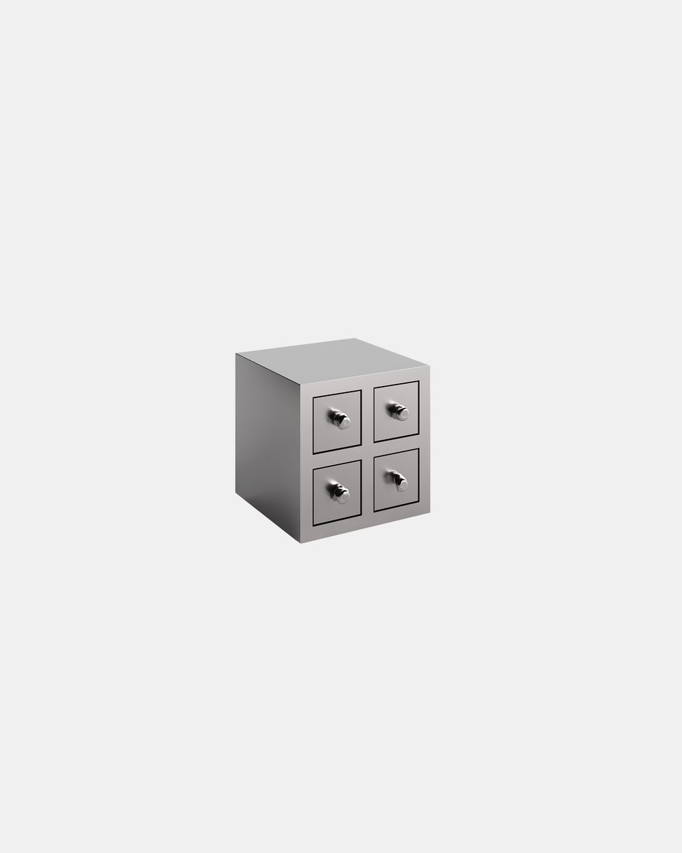 COCO STAINLESS STEEL SIDE TABLE