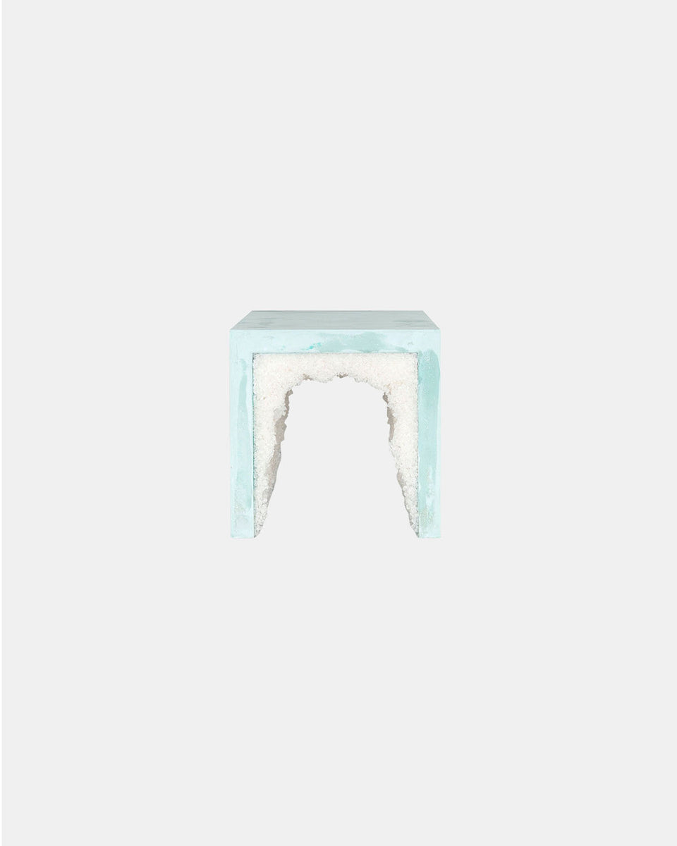 STRATA 3 CELADON SIDE TABLE