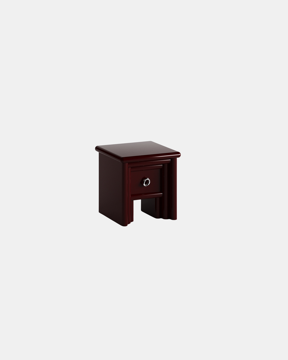 COLUMN LACQUER SIDE TABLE