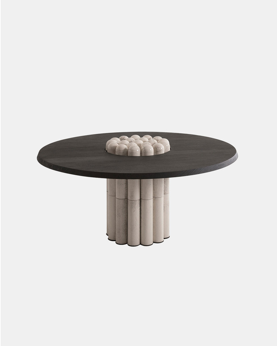 RAKU-YAKI ROUND DINING TABLE