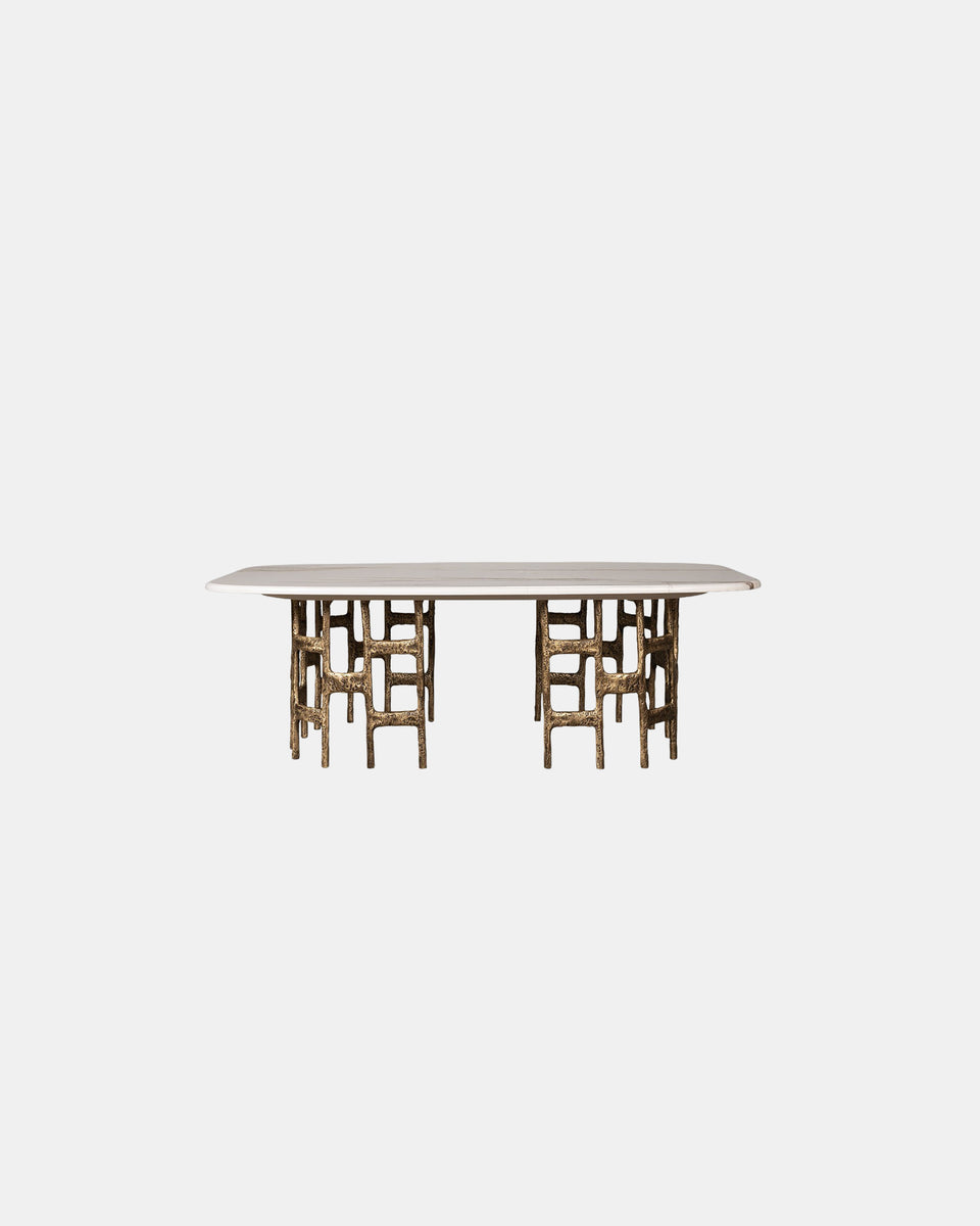 HOFFMAN TONNEAU COCKTAIL TABLE