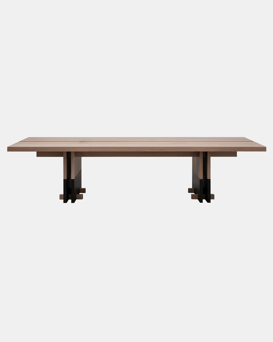 RIFT PLATINUM DINING TABLE