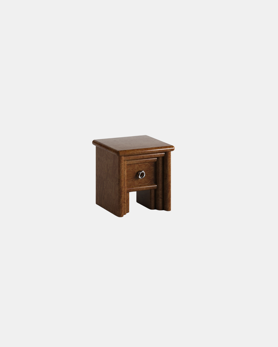 COLUMN ROOT WOOD SIDE TABLE