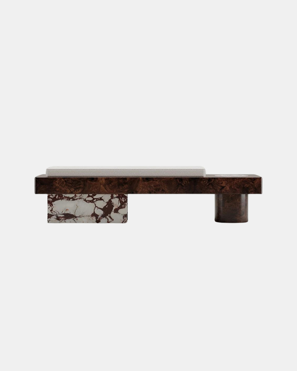 SALVANTE CALACATTA VIOLA MARBLE BENCH