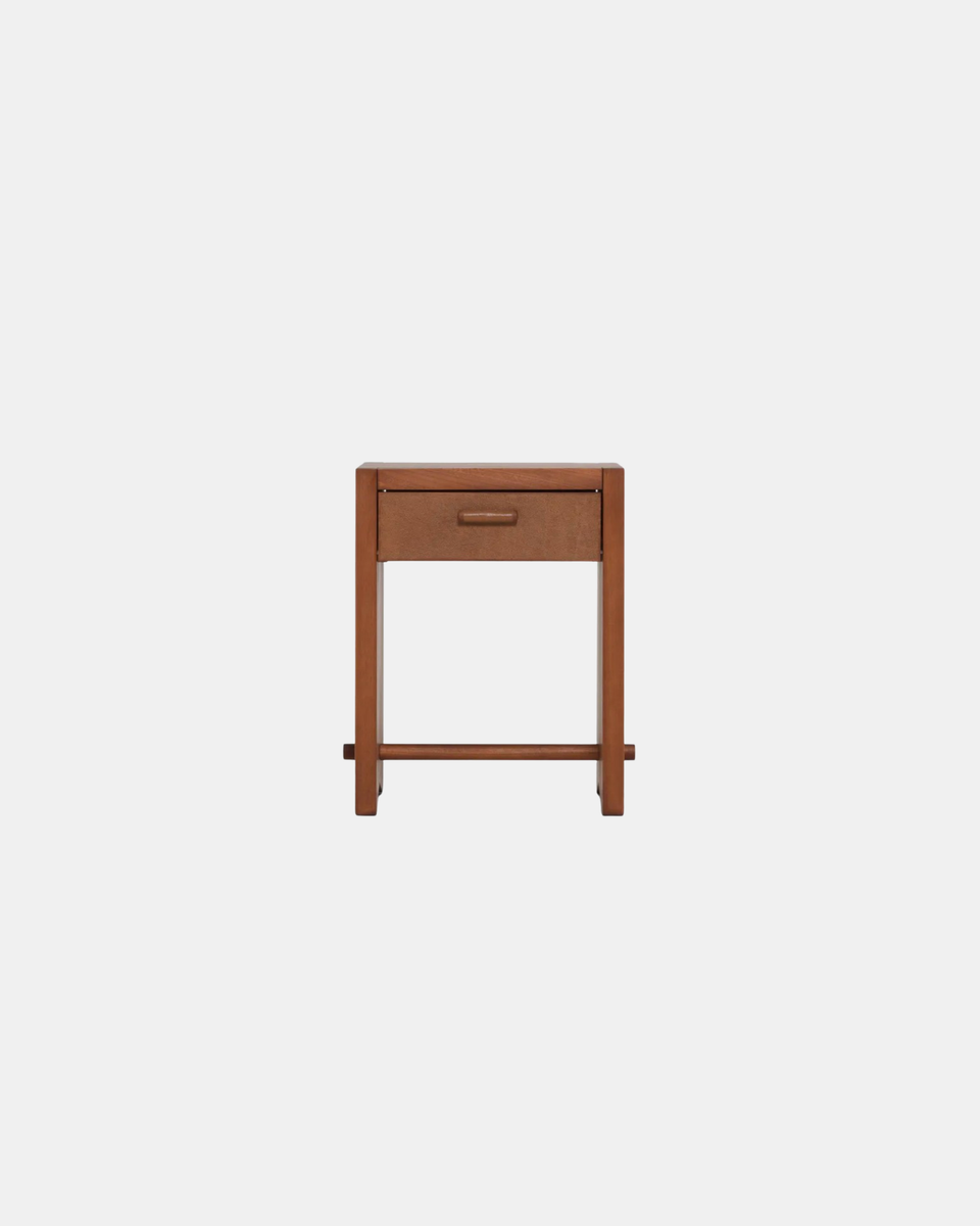 DEHLOS MAHOGANY BEDSIDE TABLE