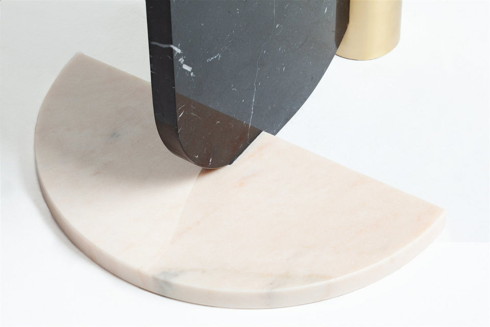 PLAYING GAMES MARBLE SIDE TABLE