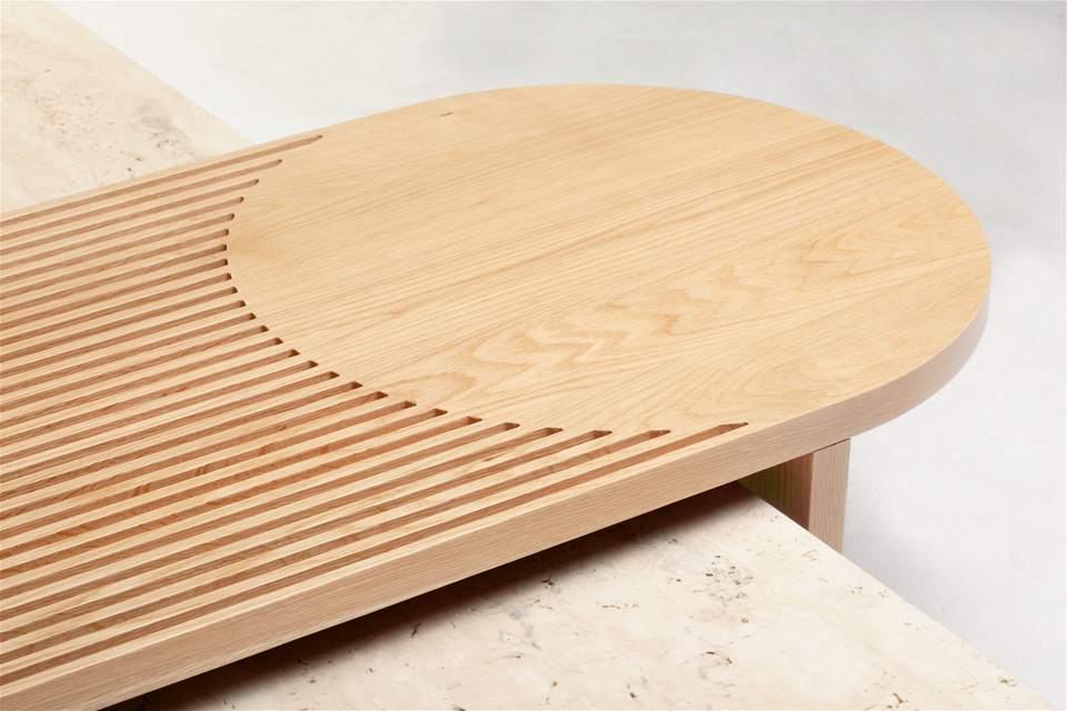 STICK & STONE COFFEE TABLE