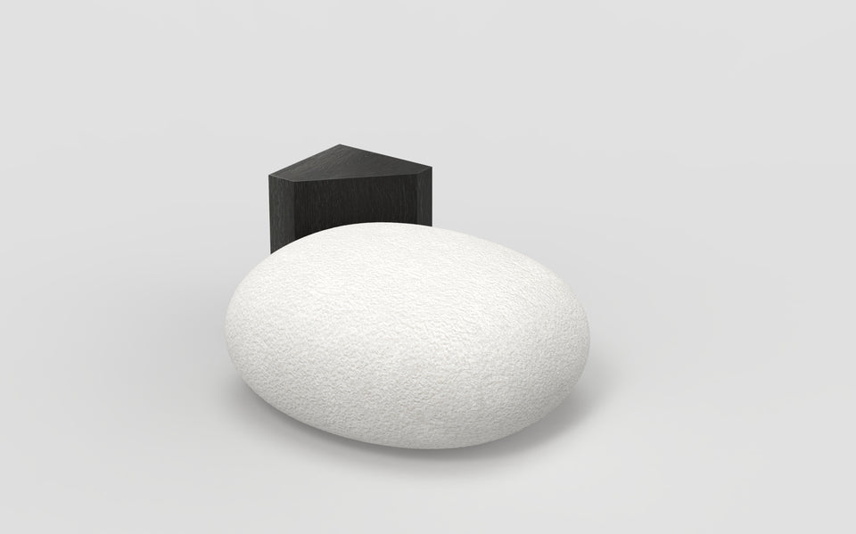 ORIGINS DARK BLACK OTTOMAN