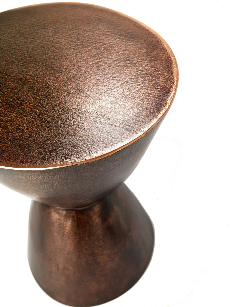 QUARK ONE BRONZE SIDE TABLE