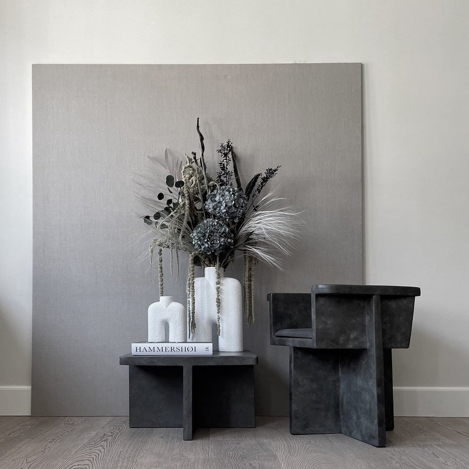 BRUTUS DARK GREY COFFEE TABLE