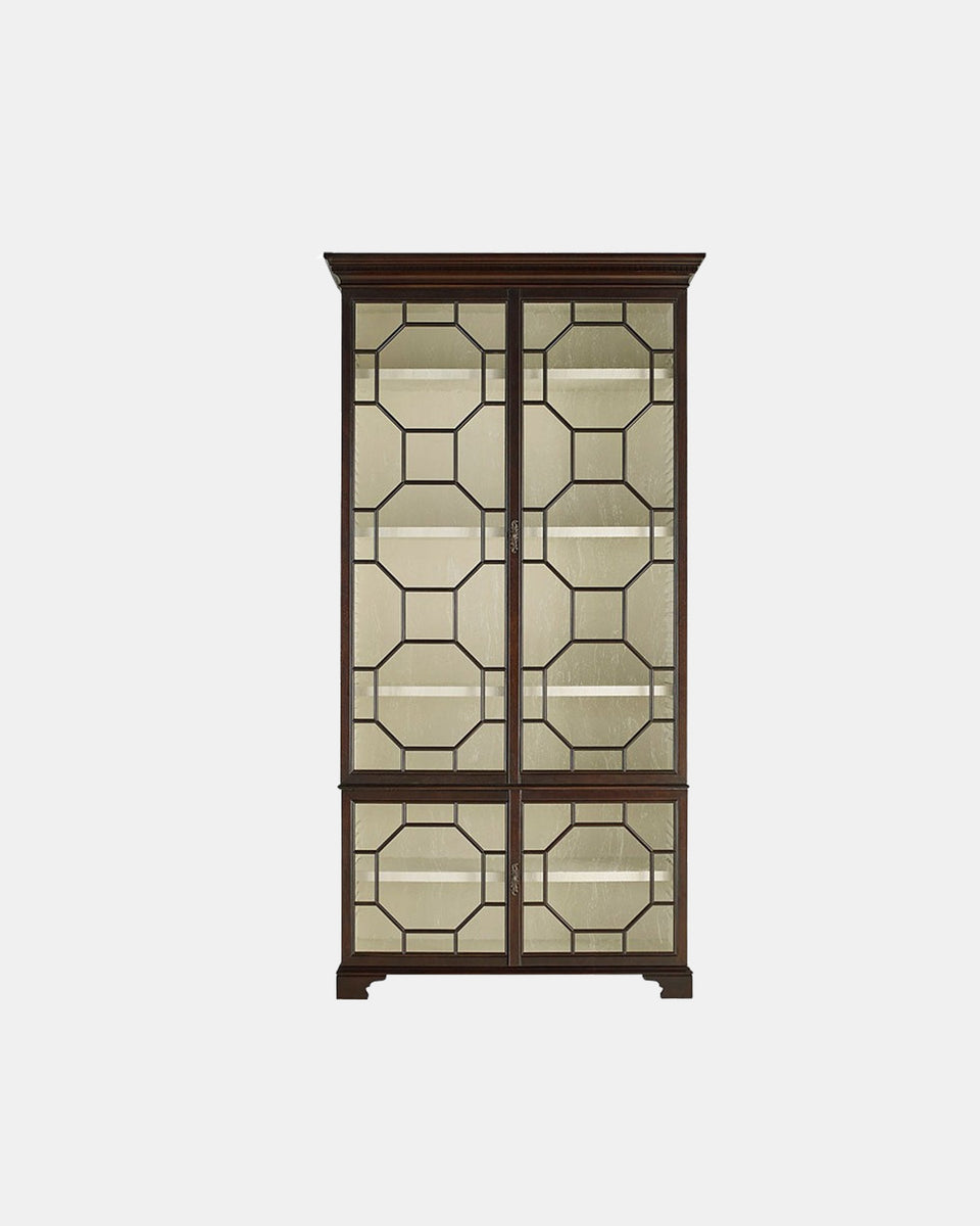 CHINESE CHIPPENDALE DISPLAY CABINET