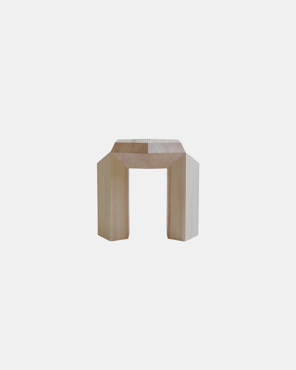 ODE NATURAL PINE STOOL