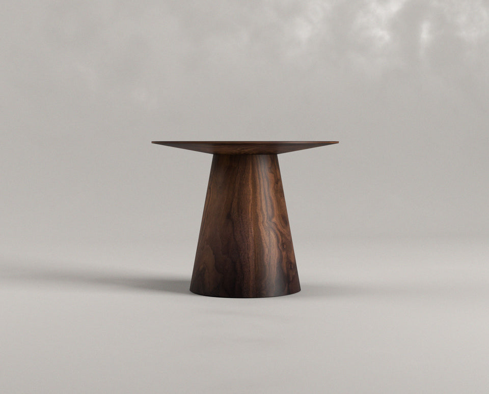 TOTEM WALNUT SIDE TABLE