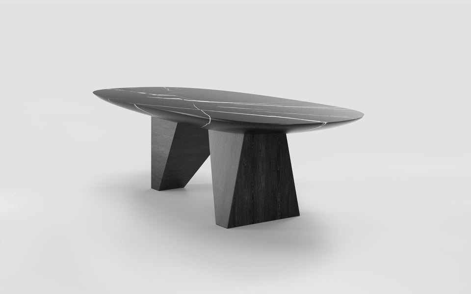 ORIGINS DARK BLACK DINING TABLE