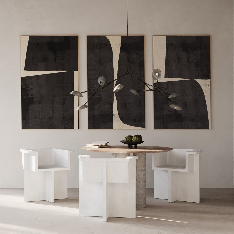 BRUTUS BONE WHITE DINING CHAIR