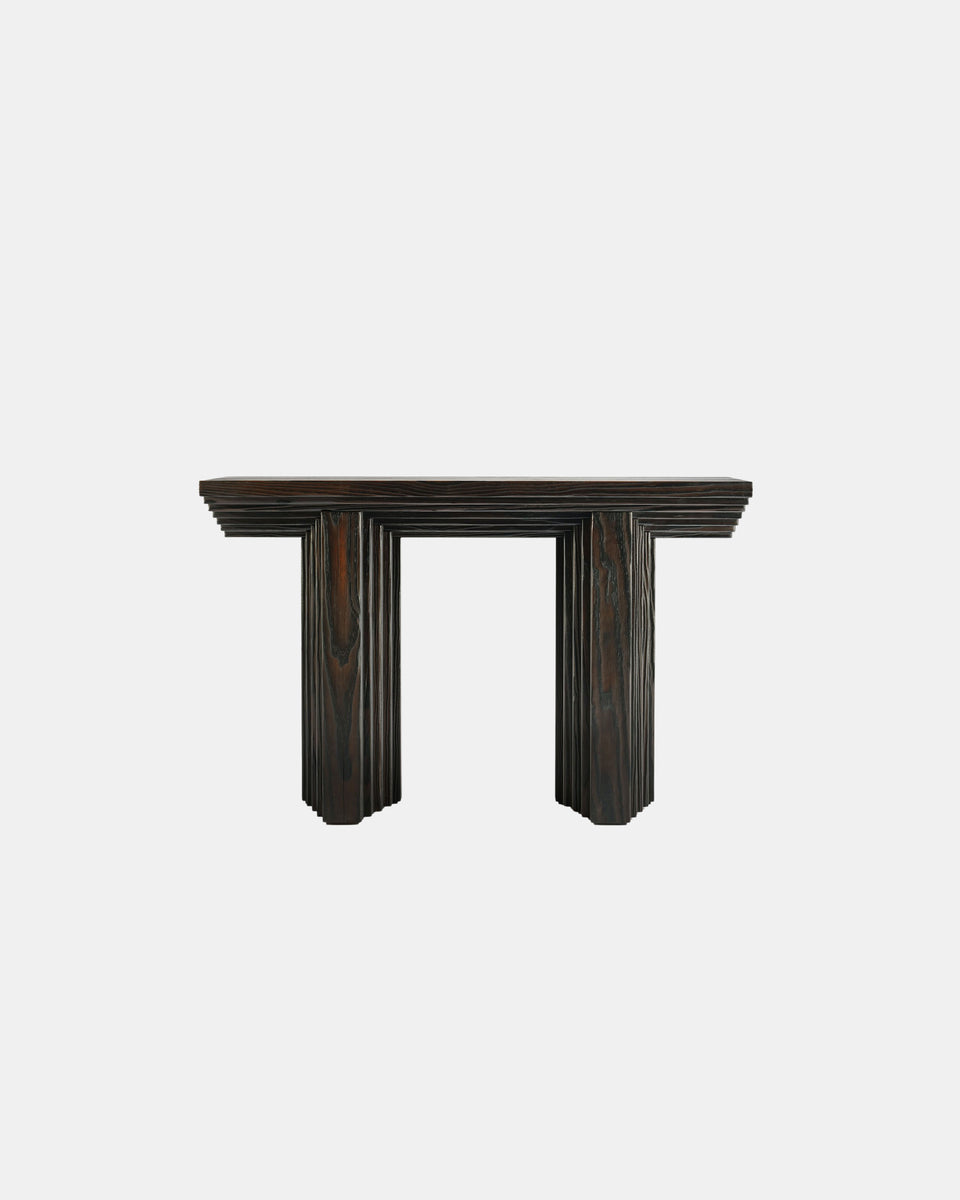 ATER BURNED YELLOWPINE CONSOLE