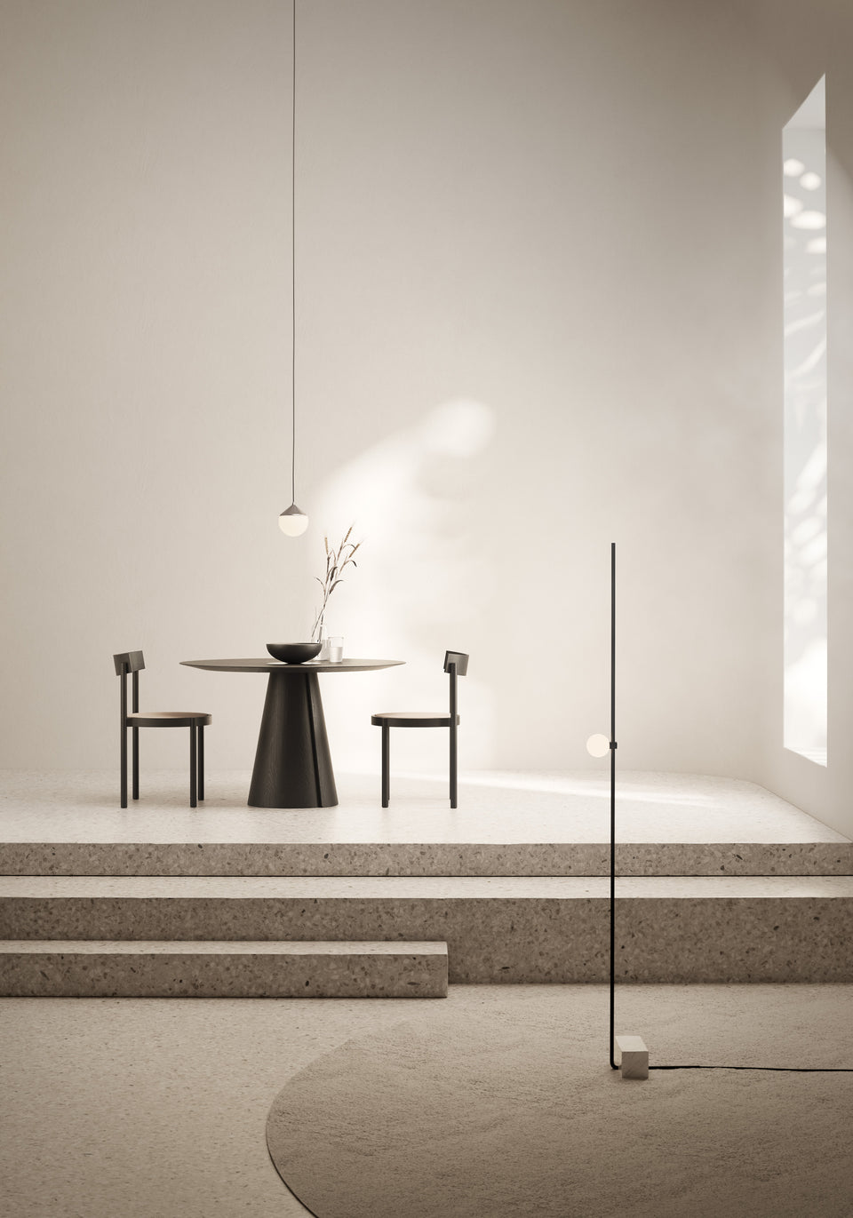 VOLTA DINING TABLE IN BLACK