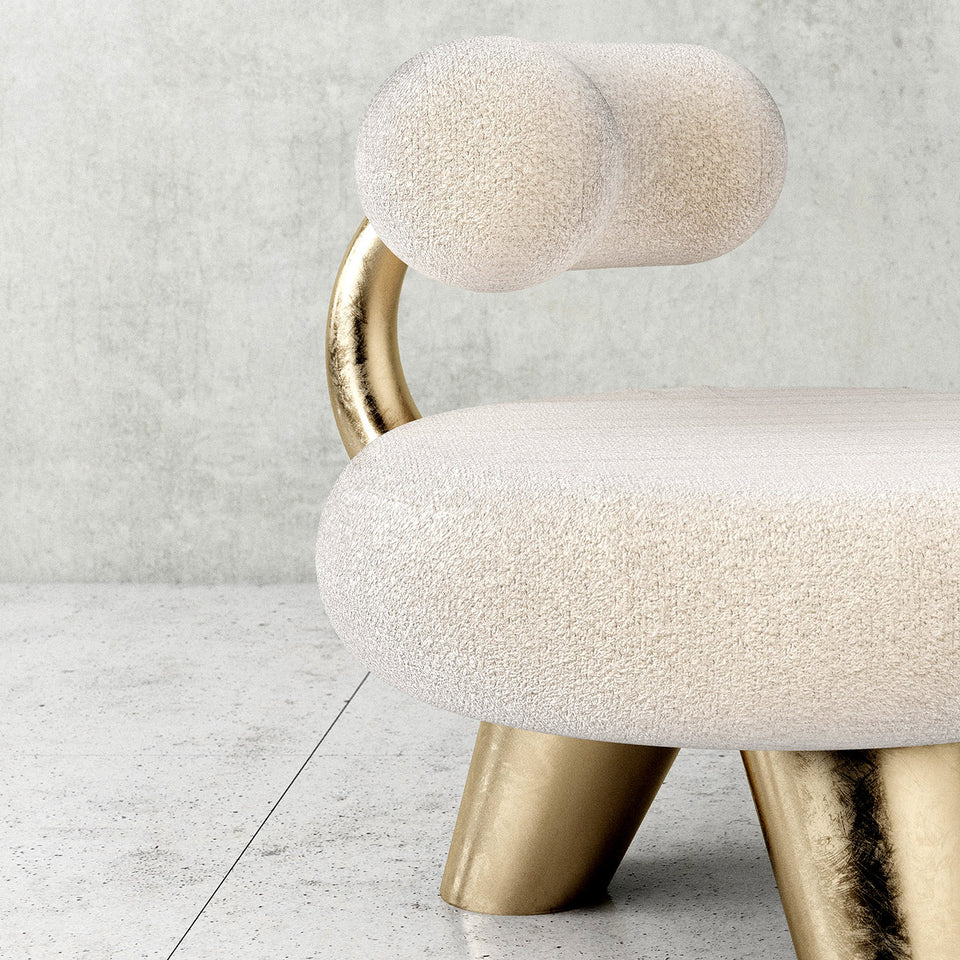 TOMYRIS BRASS CHAIR